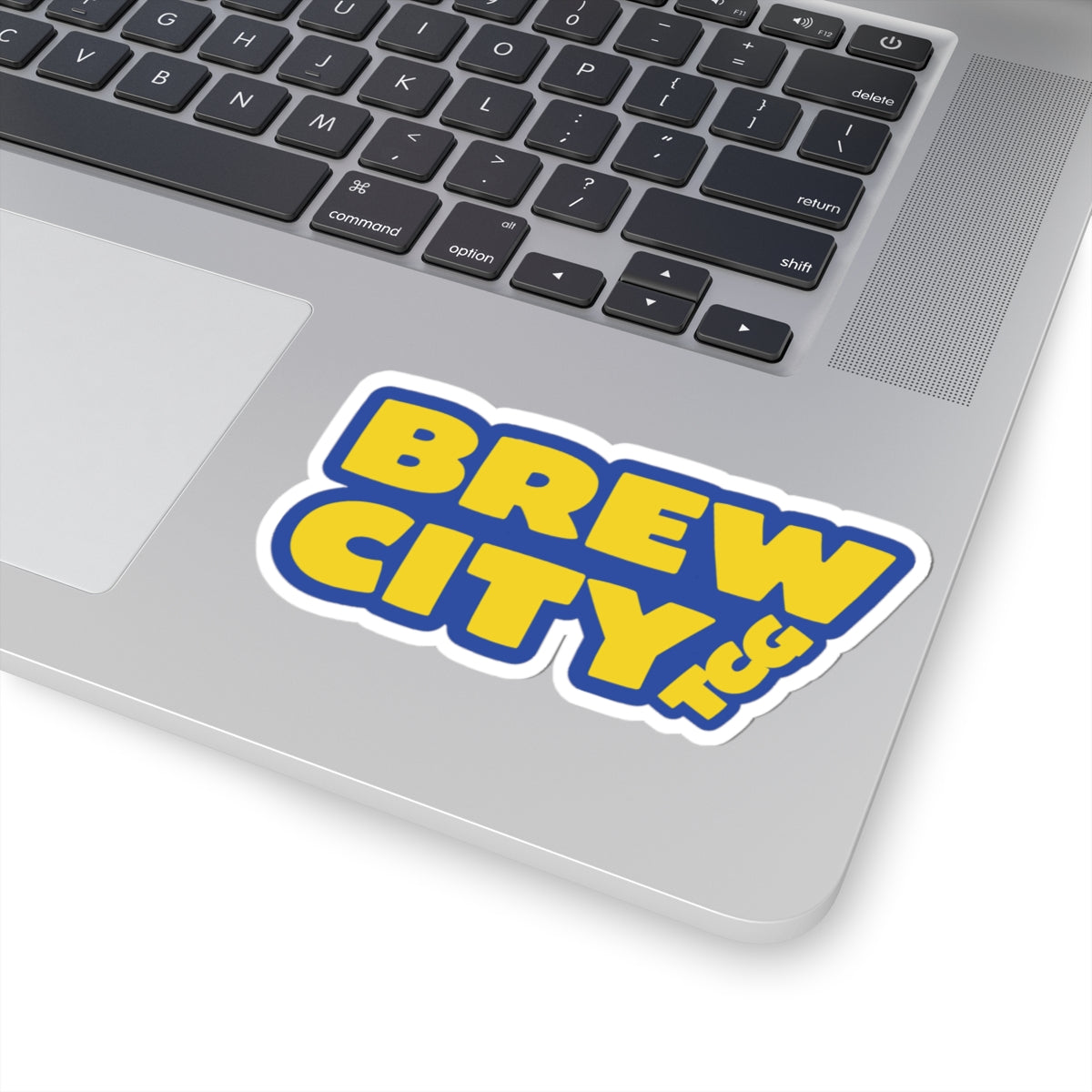 BrewCity REFRESHED LOGO: Kiss-Cut Stickers - Fun, Durable Stickers for Personalizing Laptops & Water Bottles