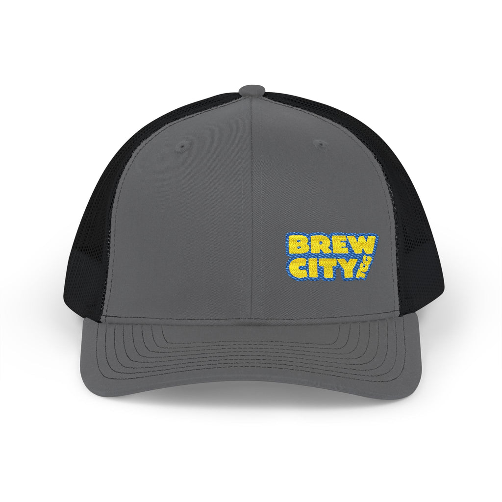 Brew City Snapback Trucker Cap - Stylish, Comfortable Hat for Outdoor Adventures, Casual Wear, Gifts, Festivals, Sports
