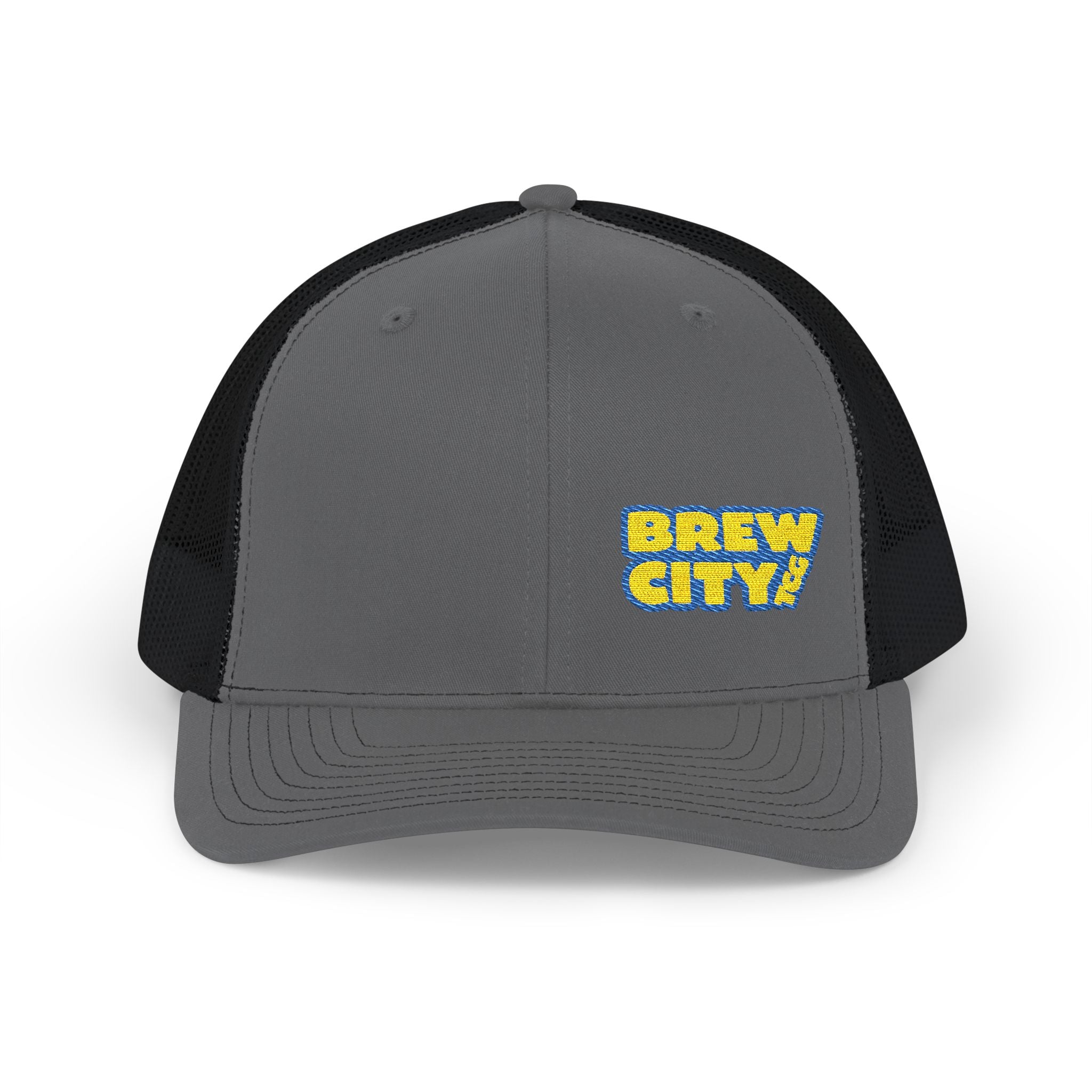 Brew City Snapback Trucker Cap - Stylish, Comfortable Hat for Outdoor Adventures, Casual Wear, Gifts, Festivals, Sports