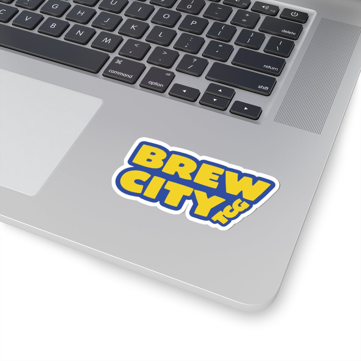 BrewCity REFRESHED LOGO: Kiss-Cut Stickers - Fun, Durable Stickers for Personalizing Laptops & Water Bottles