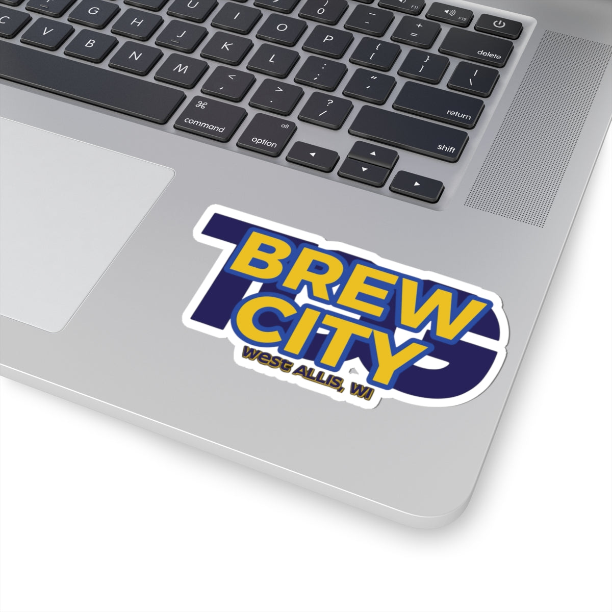 Brew City Kiss-Cut Stickers - Fun, Durable Stickers for Personalizing Laptops & Water Bottles