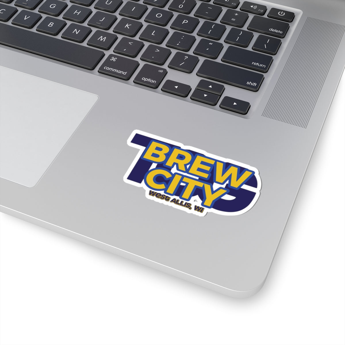 Brew City Kiss-Cut Stickers - Fun, Durable Stickers for Personalizing Laptops & Water Bottles