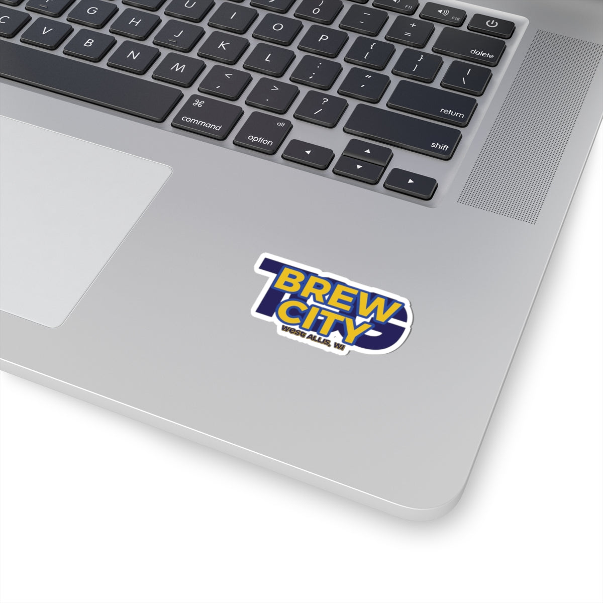 Brew City Kiss-Cut Stickers - Fun, Durable Stickers for Personalizing Laptops & Water Bottles